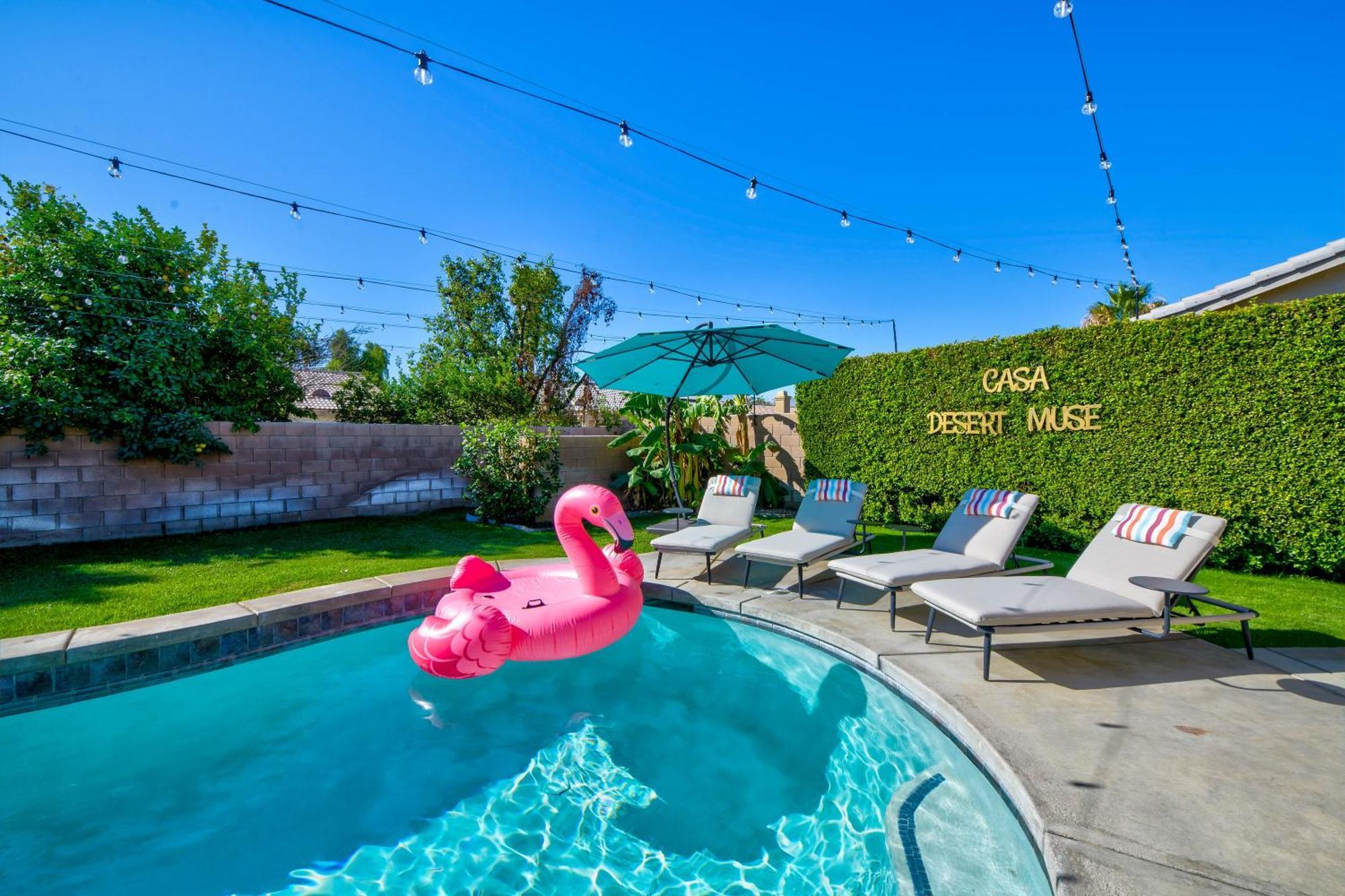 Casa Desert Muse With Heated Pool Spa Firepit Mini Golf And Games Indio Bagian luar foto